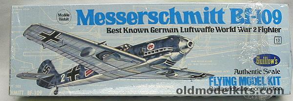 Guillows 1/24 Messerschmitt Bf-109 - 16 inch Wingspan Balsa Flying Model Airplane, 505 plastic model kit